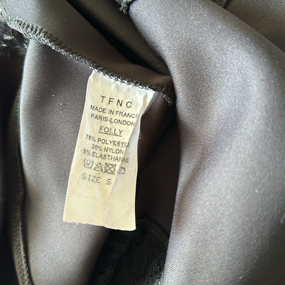 TFNC London, women’s lace black gown size small - Picture 6 of 6